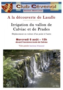 S-Irrigation du vallon de Calviac et de Prades