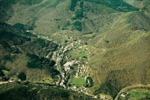 Vue aérienne de Villefort